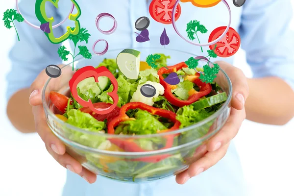 Verse salade — Stockfoto