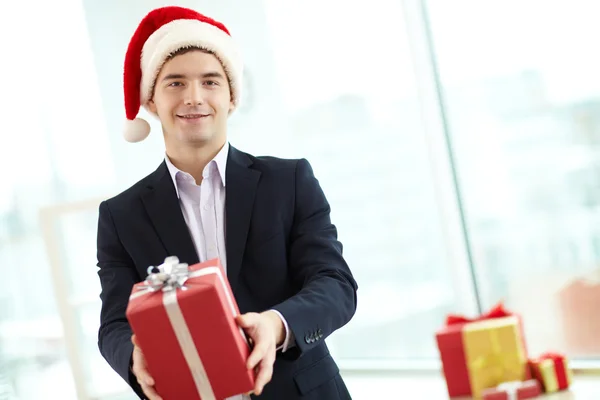 Christmas in office — Stock Photo, Image