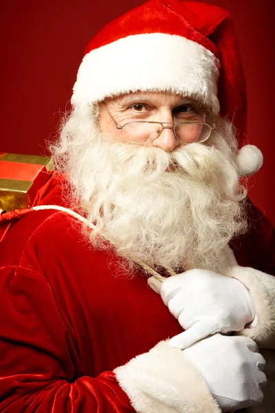 Santa s dárky — Stock fotografie