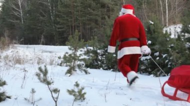 Santa çekmek kızak