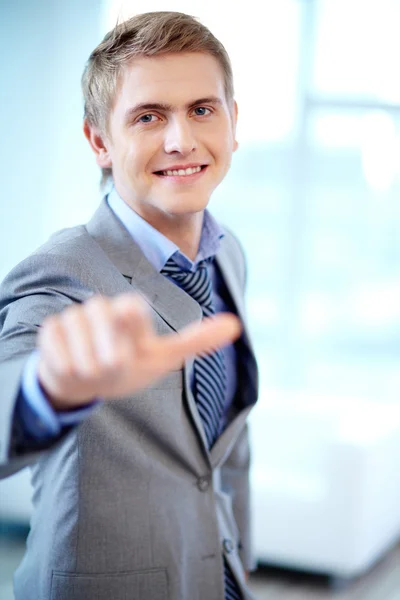 Happy businessman — Stock Photo, Image