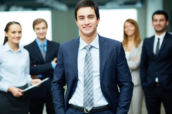 Líder masculino — Fotografia de Stock