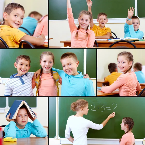 A scuola. — Foto Stock