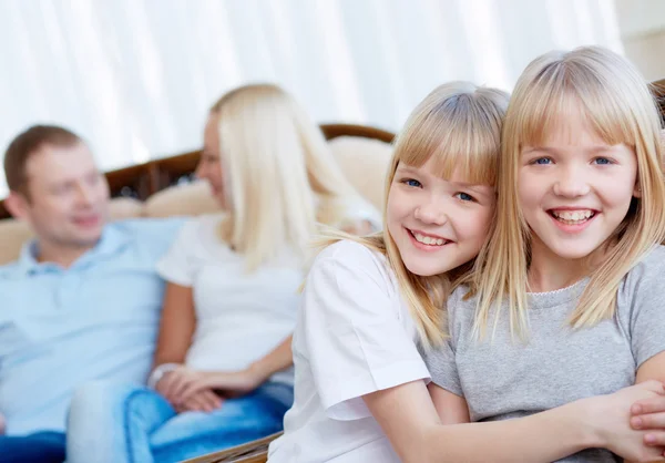 Twin sisters — Stock Photo, Image