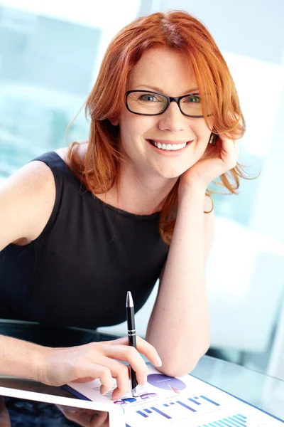 Office smile — Stock Photo, Image