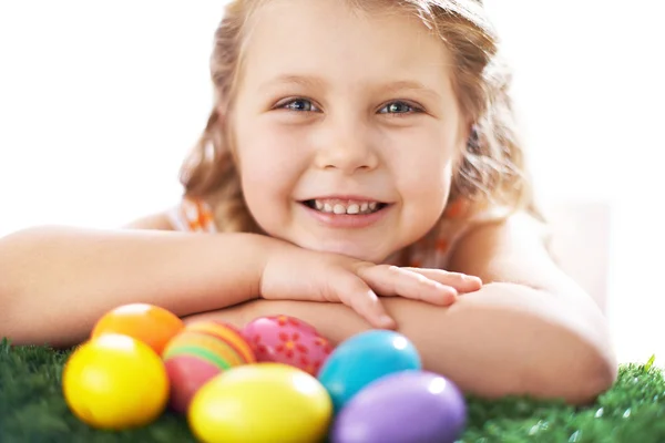 Easter girl — Stock Photo, Image