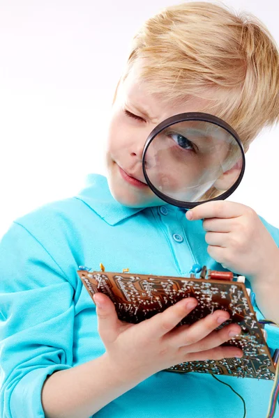 Little technician — Stock Photo, Image