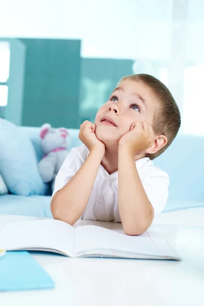 Pensive lad — Stock Photo, Image