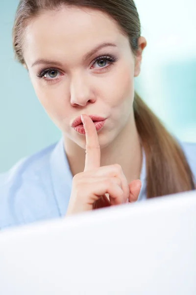 Keep silence — Stock Photo, Image