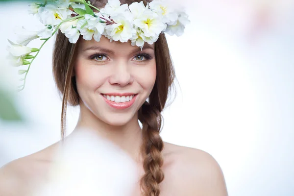 Retrato de primavera — Fotografia de Stock