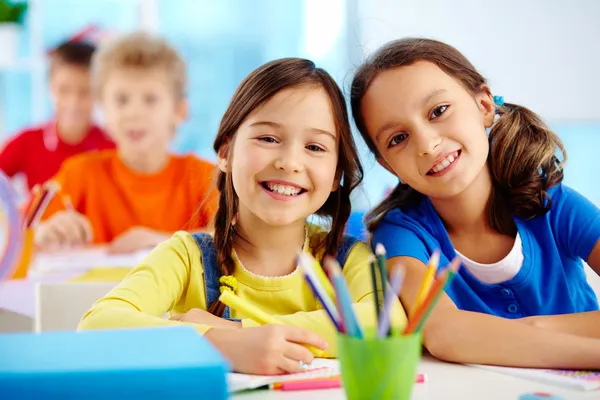 Fleißige Schüler — Stockfoto