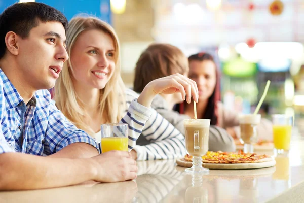 Termine im Café — Stockfoto