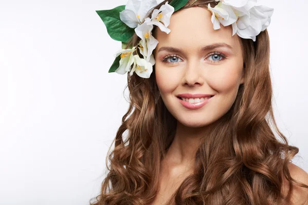 Whiteflower beauty — Stock Photo, Image