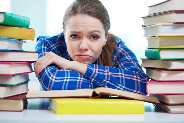 Estudante frustrado — Fotografia de Stock