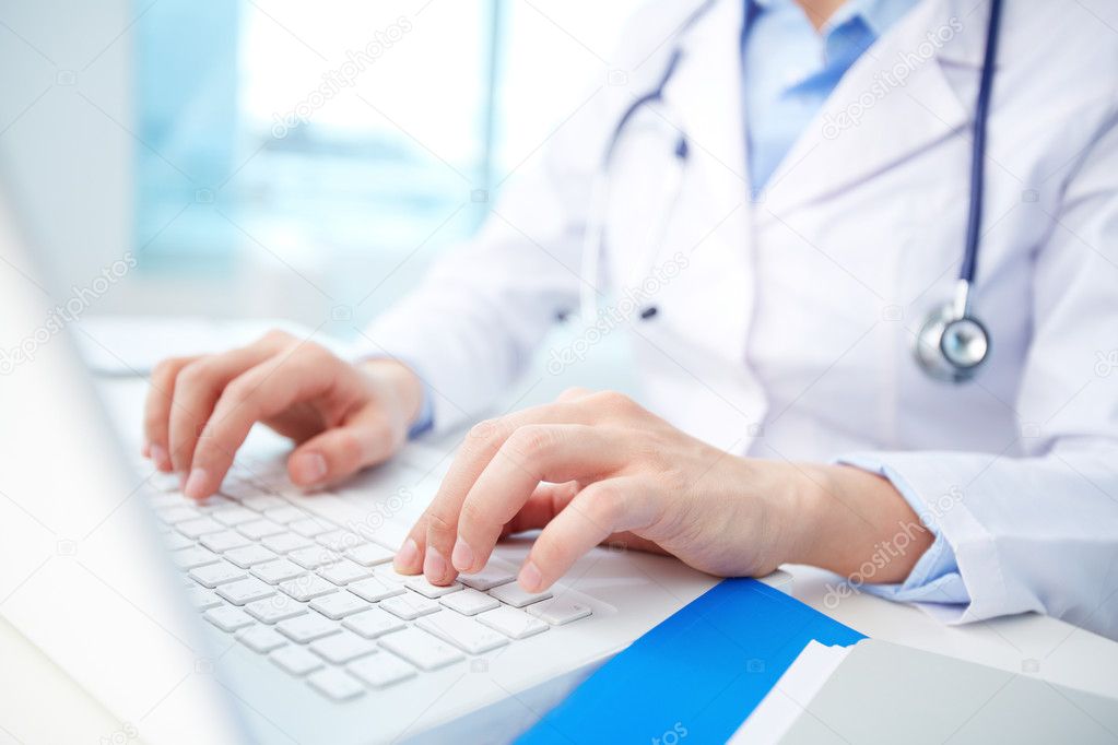 Clinician typing
