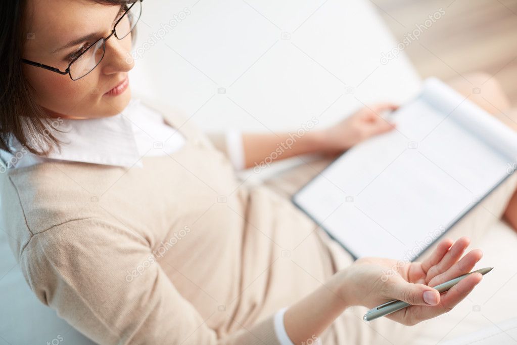 Psychiatrist at work — Stock Photo © pressmaster 24201643