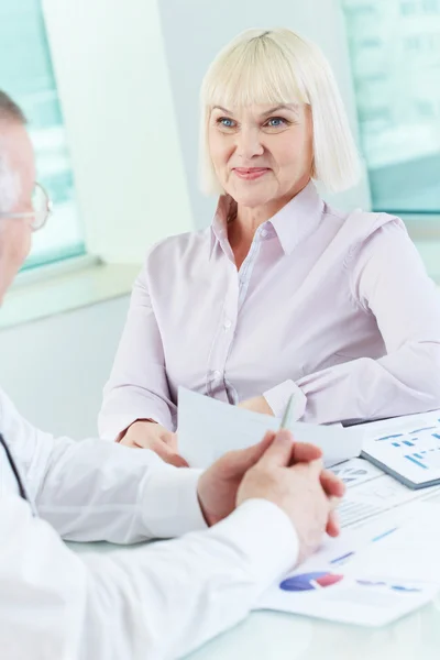 Zakelijke bespreking — Stockfoto