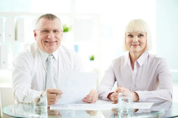 Erfolgreiche Geschäftspartner — Stockfoto