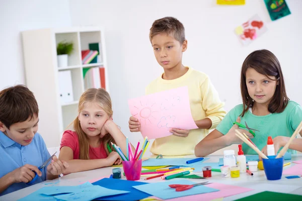 Bambini a lezione — Foto Stock