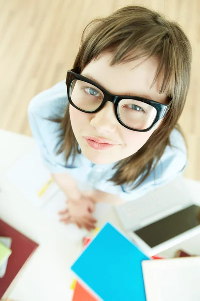 Funny pupil — Stock Photo, Image