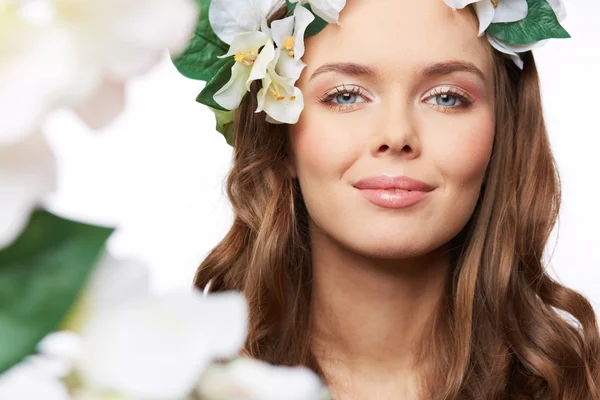 Retrato de primavera — Fotografia de Stock