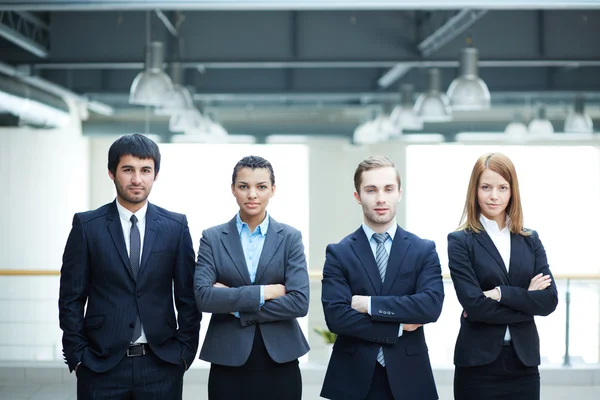 Multietniska verksamhet team — Stockfoto