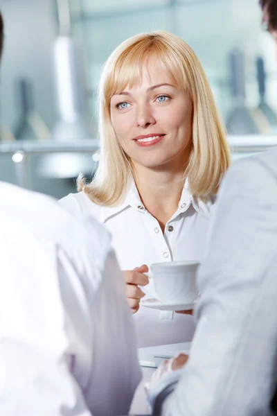 Pretty employee — Stock Photo, Image