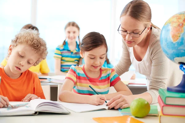 Allievi a lezione — Foto Stock