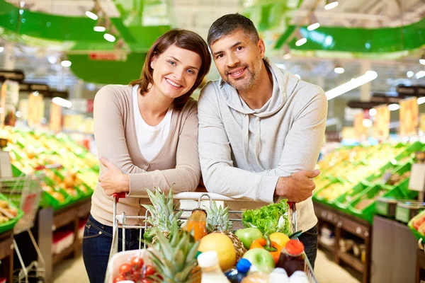 Compra de produtos — Fotografia de Stock