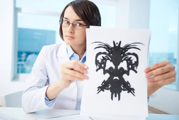 Presentación de Rorschach inkblot — Foto de Stock