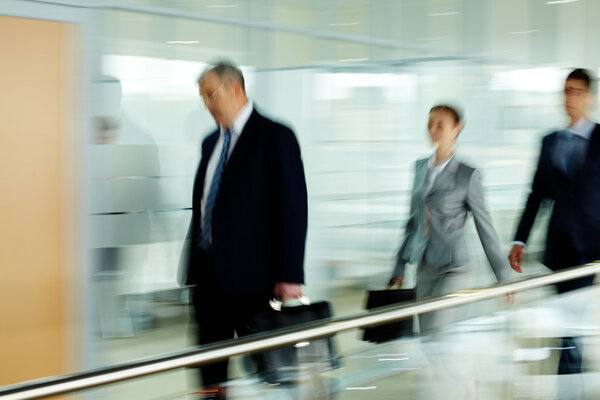 конец рабочего дня
