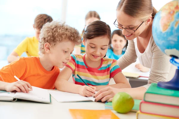 Allievi a lezione — Foto Stock