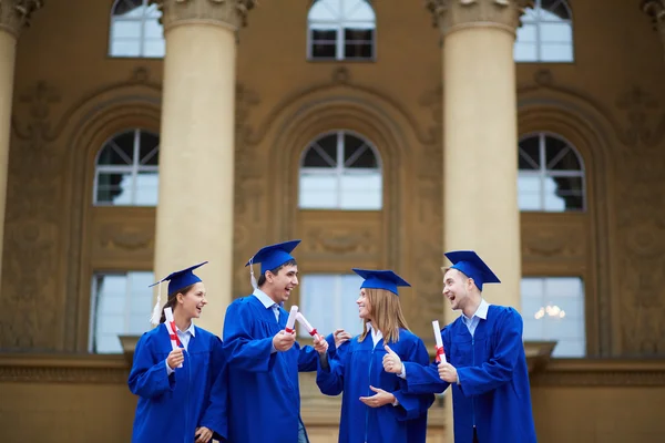 Afstuderen vreugde — Stockfoto