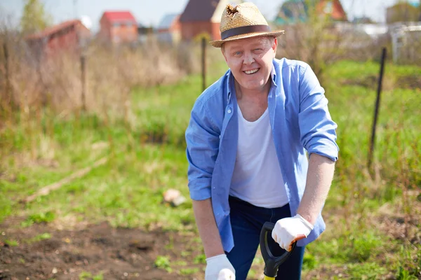 Mature gardener — Stock Photo, Image