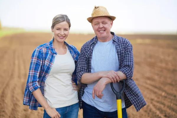 Dois agricultores — Fotografia de Stock