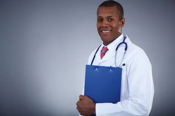 Lékaři s schránky — Stock fotografie