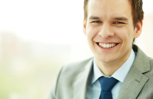 Hombre de negocios inteligente — Foto de Stock