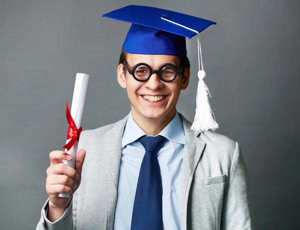 Smart graduate — Stock Photo, Image