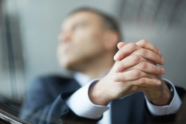 Businessman hands — Stock Photo, Image