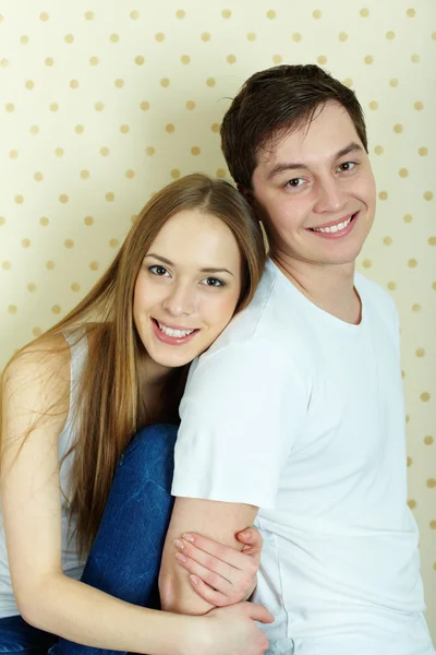 Cheerful couple — Stock Photo, Image