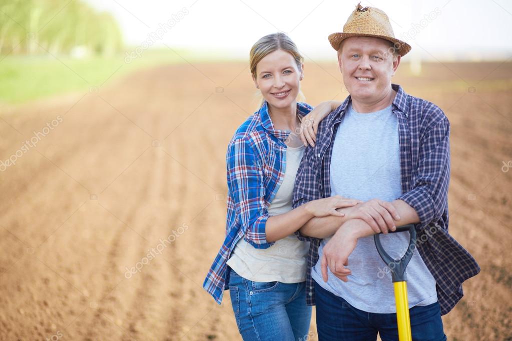 Farmers on the field