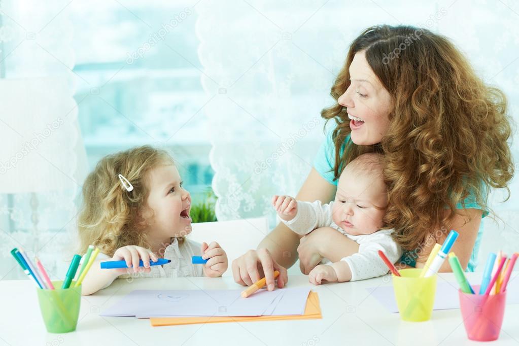 Drawing together — Stock Photo © pressmaster 28279425