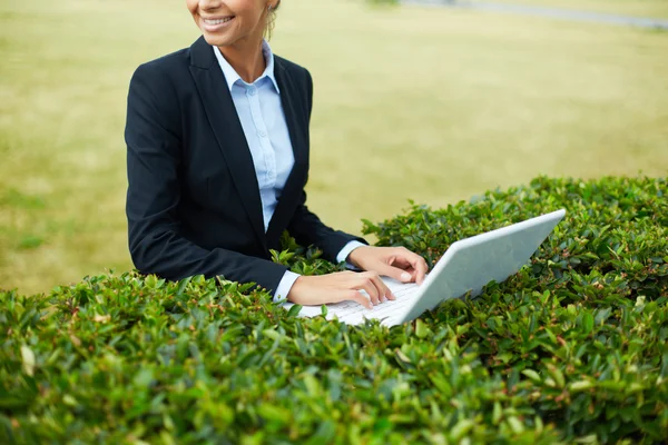 Working in open air — Stock Photo, Image