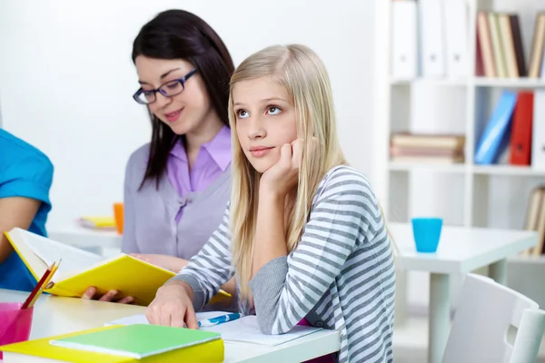 Pensive girl — Stock Photo, Image