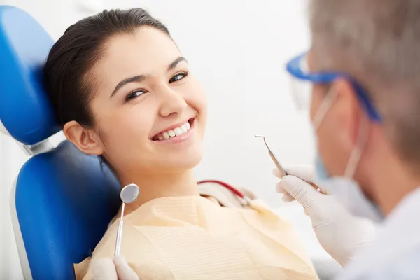 Happy patient — Stock Photo, Image