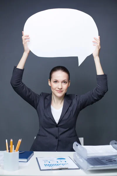 Empresária no trabalho — Fotografia de Stock