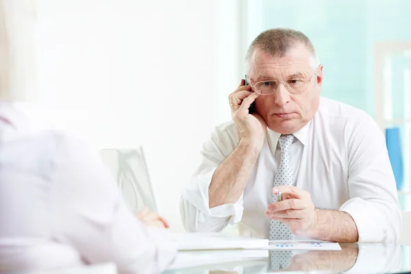 Chiamata di lavoro — Foto Stock