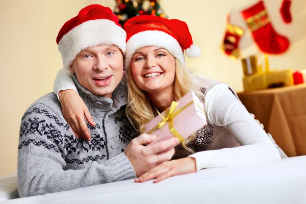 Christmas couple — Stock Photo, Image