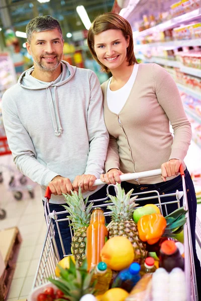 Consumatori felici — Foto Stock