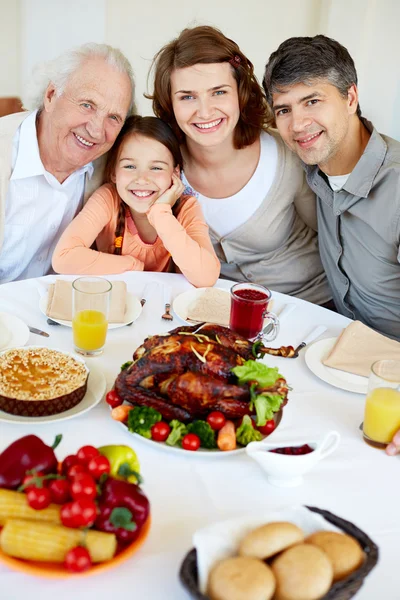 Thanksgiving glädje — Stockfoto